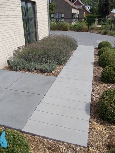 stone&style megategel carreau gris naturel 100x25x6 betontegel paden staptegels strak modern