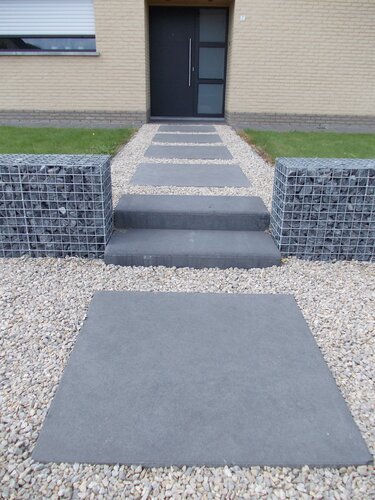 stone&style megategel carreau carbon 100x100 betontegel oprit terras paden strak modern