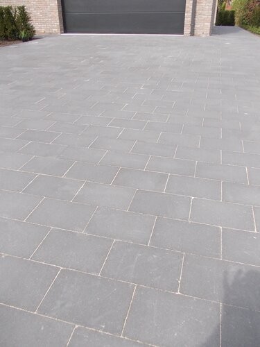 betonklinkers stone&style carreau carbon 30x20x6 oprit terras paden strak modern