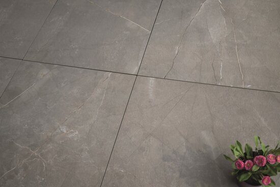 Marble ash Keramische terrastegels
