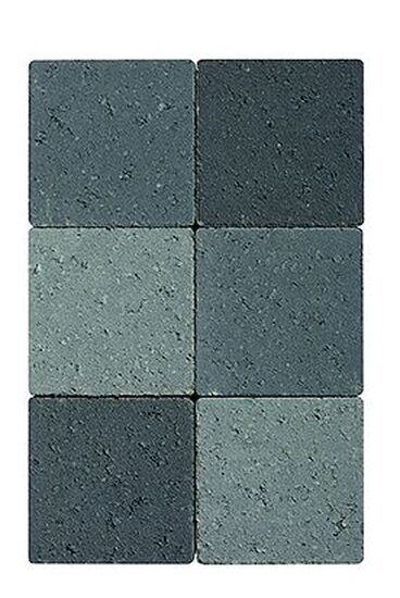 Mbm stones - zwart genuanceerd - verouderd,getrommeld 