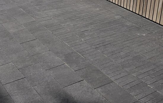 Carreau carbon strak,ongetrommeld Betonklinkers