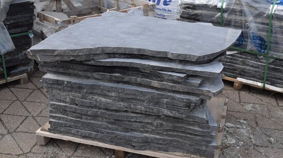 Flagstones blauwe hardsteen m50-80x3 Natuursteen terrastegels