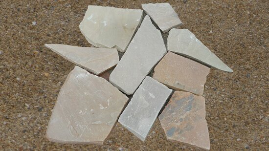 Flagstones kandla multicolor m50-80x3  Natuursteen terrastegels