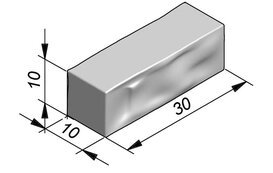 Cliffstone brick element a labrador - gekliefd/verouderd/30x10x10